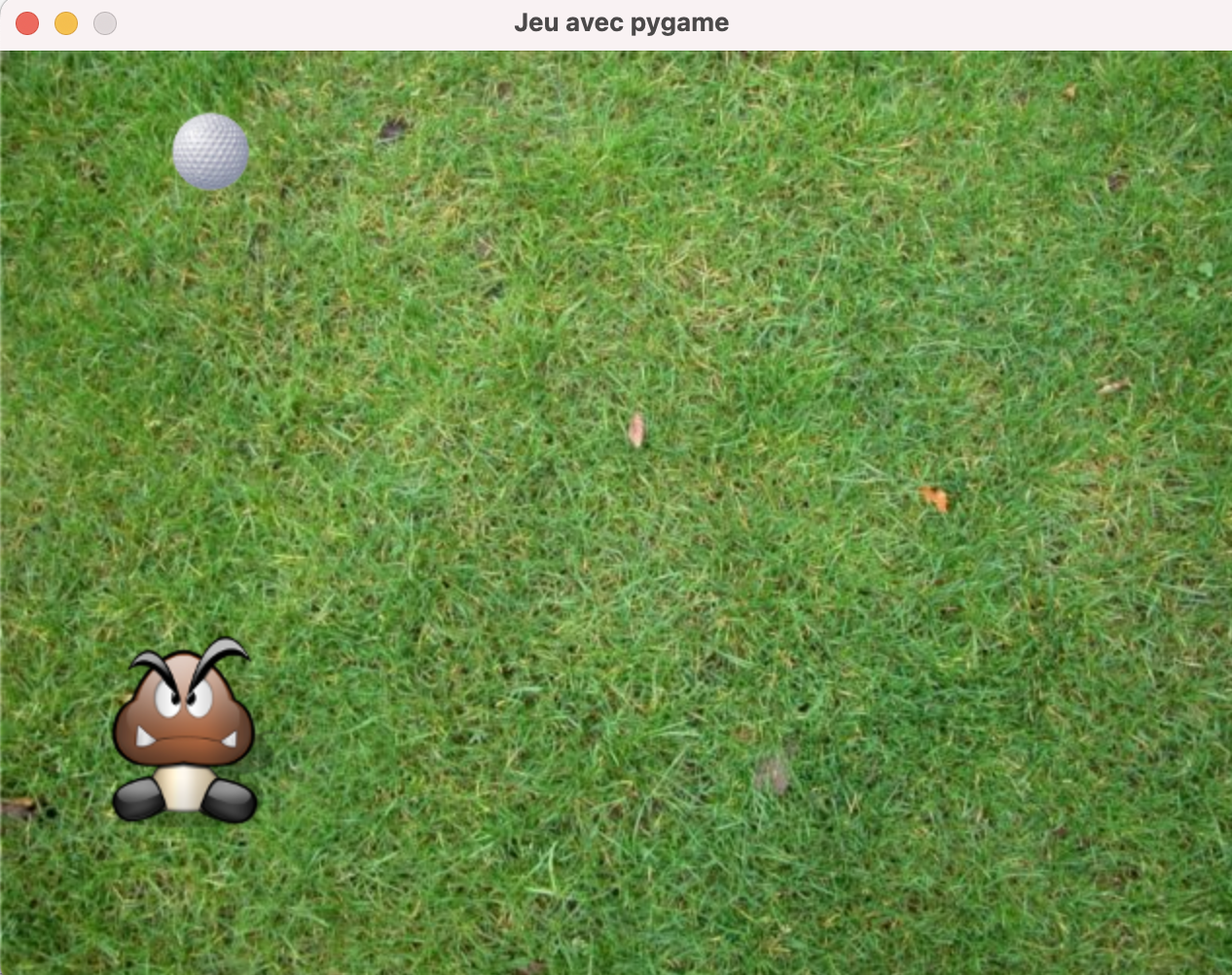 Capture du jeu d'esquive
