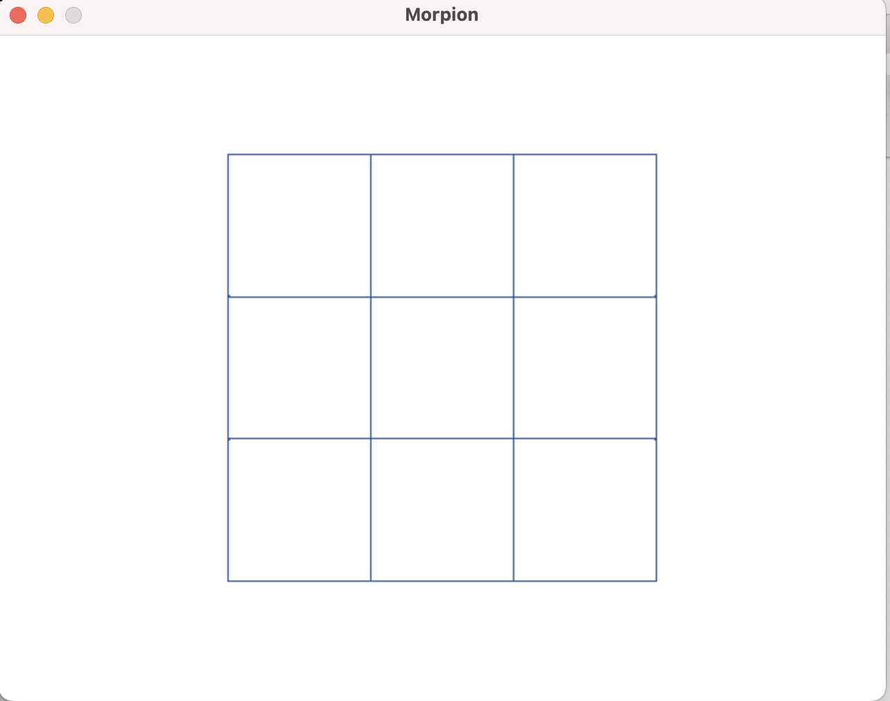 Capture grille de jeu morpion